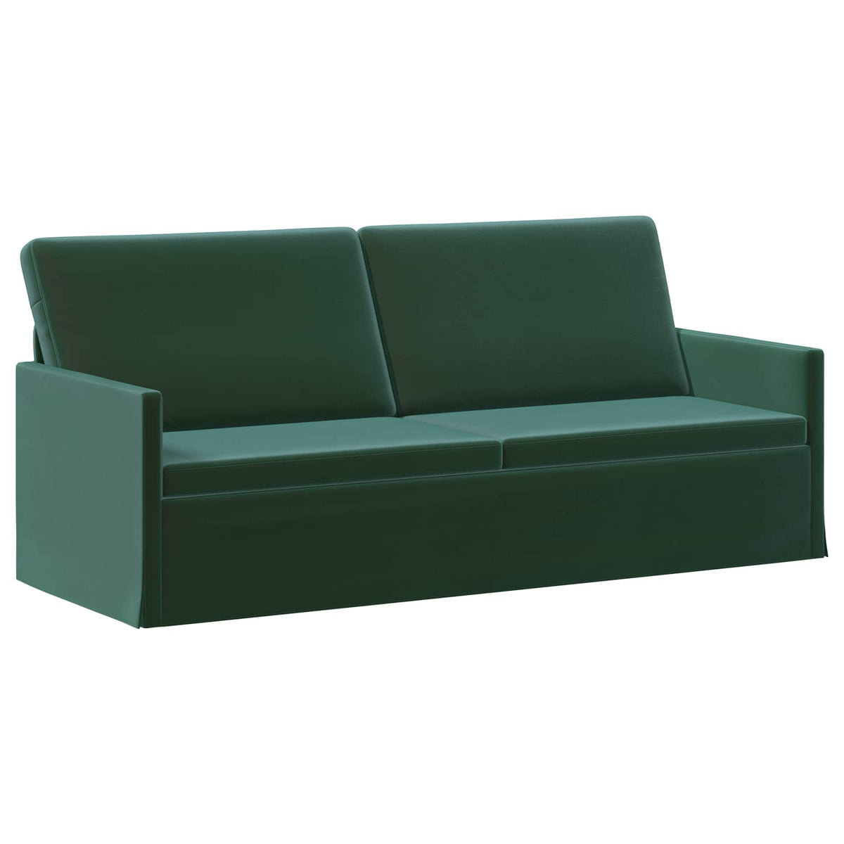 vidaXL Sofa Set 2 pcs Dark Green Velvet 4