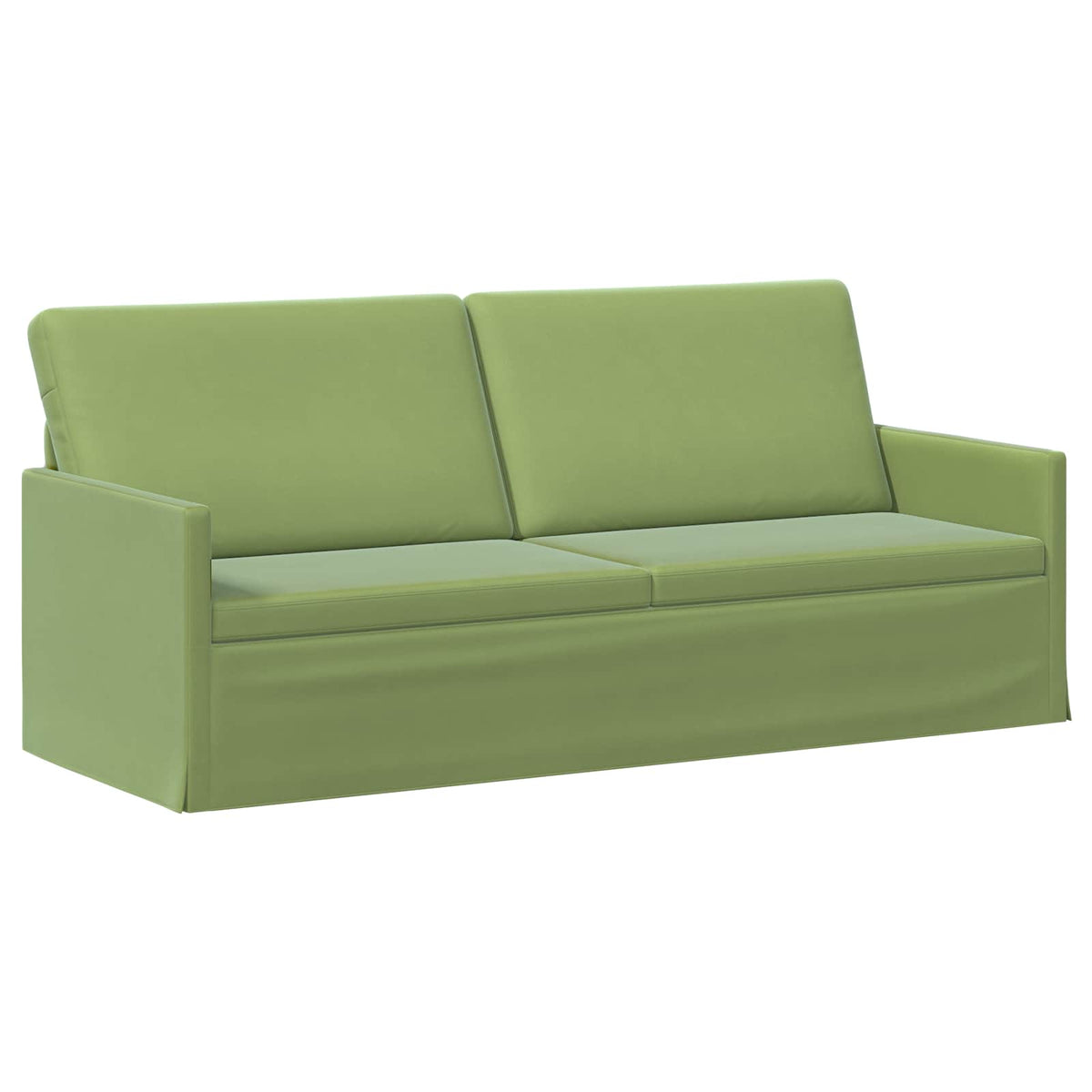 vidaXL Sofa Set 2 pcs Light Green Velvet 4