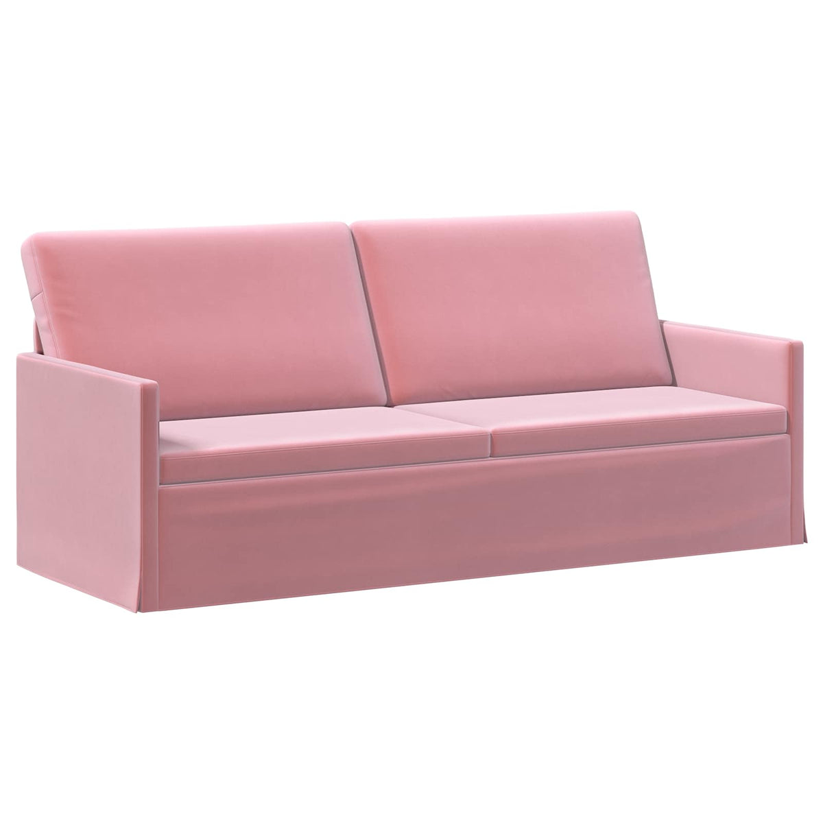 vidaXL Sofa Set 2 pcs Pink Velvet 4