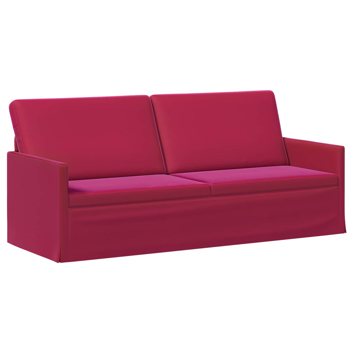vidaXL Sofa Set 2 pcs Wine Red Velvet 4