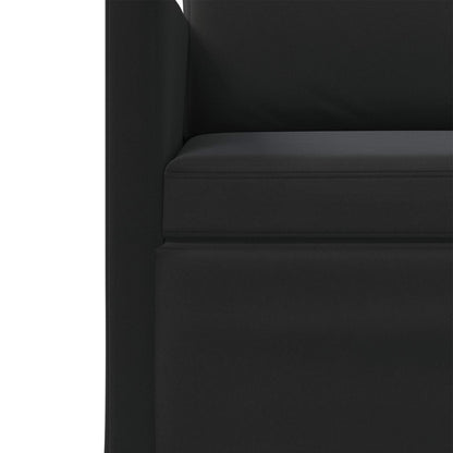 vidaXL Sofa Set 2 pcs Black Velvet 5