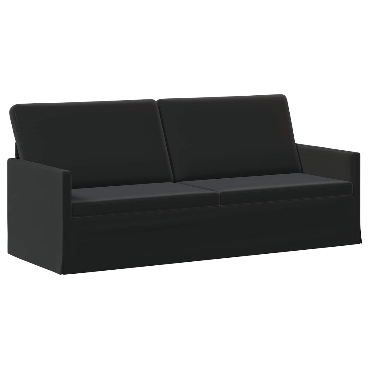 vidaXL Sofa Set 2 pcs Black Velvet 4