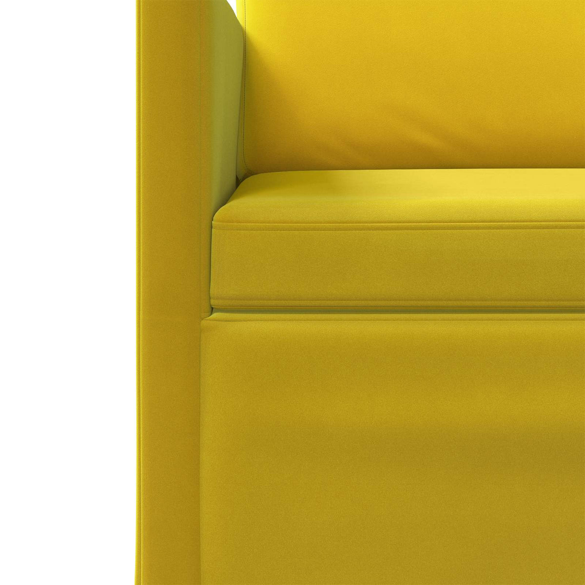 vidaXL Sofa Set 2 pcs Yellow Velvet 5