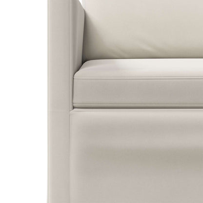 vidaXL Sofa Set 2 pcs Cream Velvet 5
