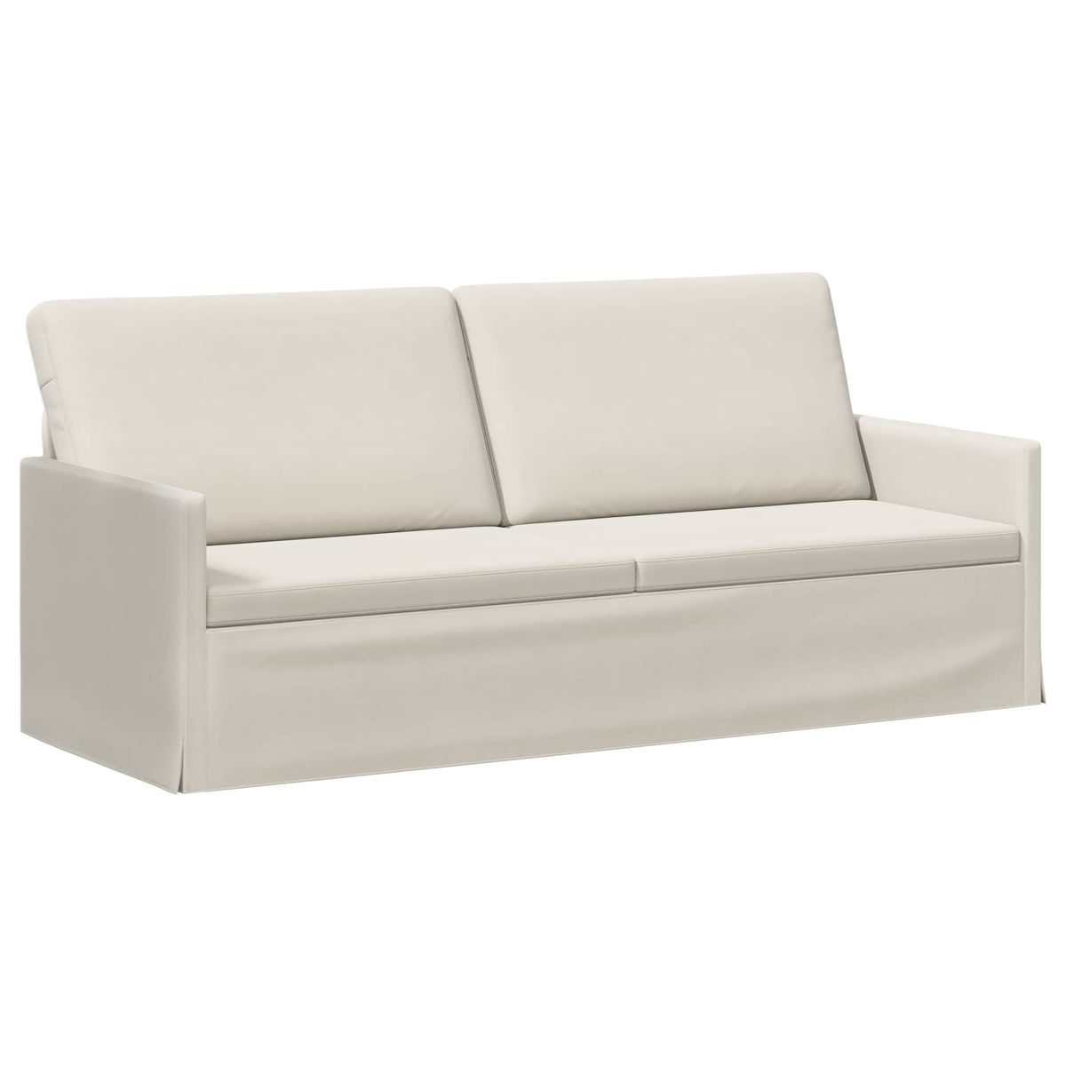 vidaXL Sofa Set 2 pcs Cream Velvet 4