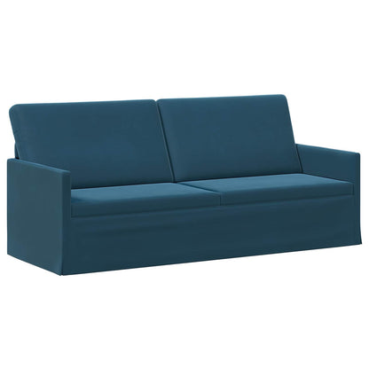 vidaXL Sofa Set 2 pcs Blue Velvet 4