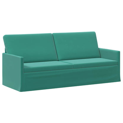vidaXL Sofa Set 2 pcs Turquoise Velvet 4