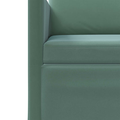 vidaXL Sofa Set 2 pcs Sea Green Velvet 5