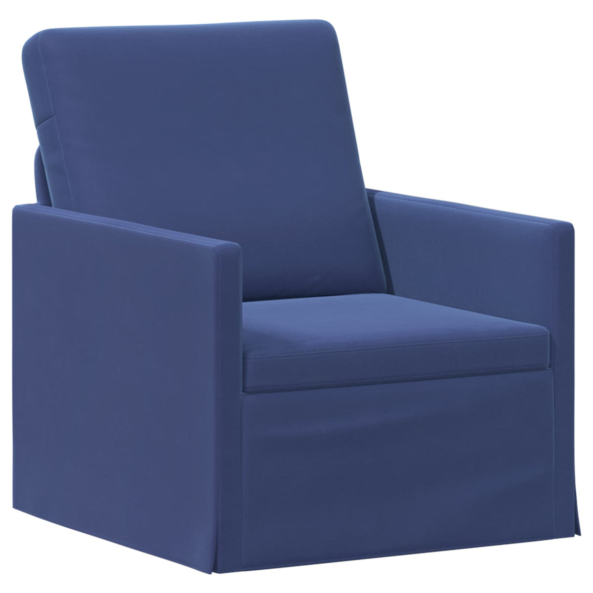 vidaXL Sofa Set 2 pcs Police Blue Velvet 3