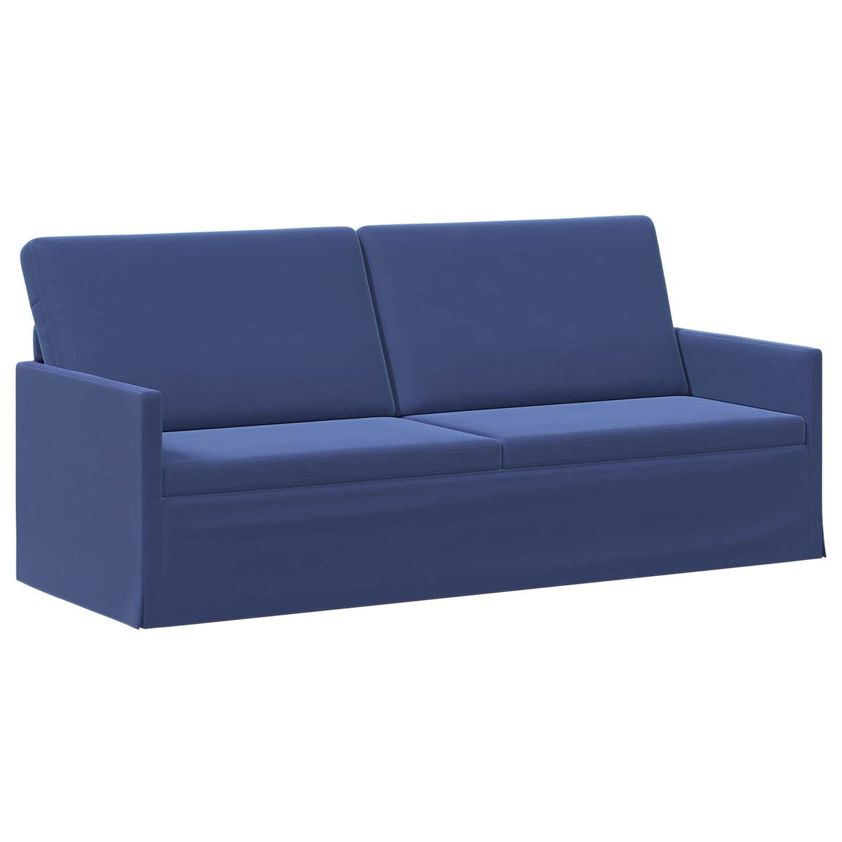 vidaXL Sofa Set 2 pcs Police Blue Velvet 4