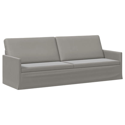 vidaXL Sofa Set 2 pcs Light Grey Velvet 4