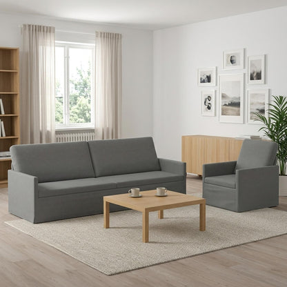 vidaXL Sofa Set 2 pcs Dark Grey Velvet 1