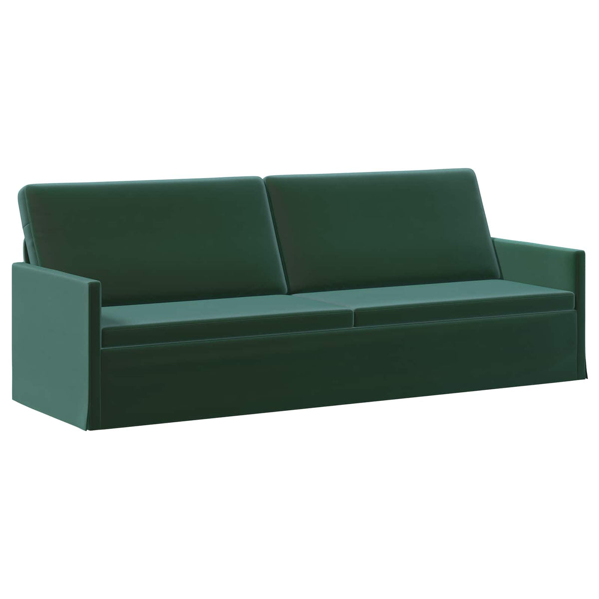 vidaXL Sofa Set 2 pcs Dark Green Velvet 4