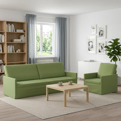 vidaXL Sofa Set 2 pcs Light Green Velvet 1
