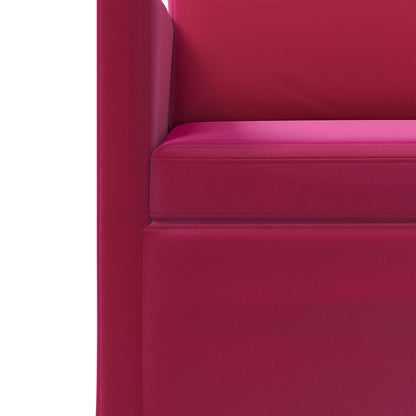 vidaXL Sofa Set 2 pcs Wine Red Velvet 5