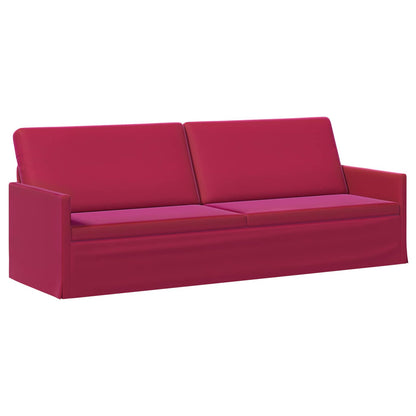 vidaXL Sofa Set 2 pcs Wine Red Velvet 4