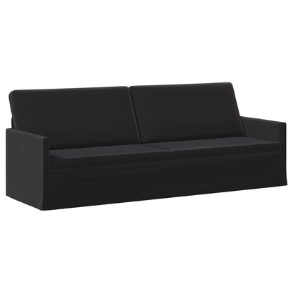 vidaXL Sofa Set 2 pcs Black Velvet 4