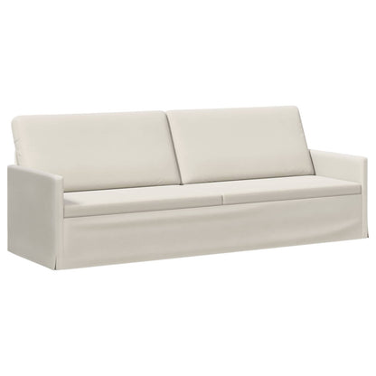 vidaXL Sofa Set 2 pcs Cream Velvet 4