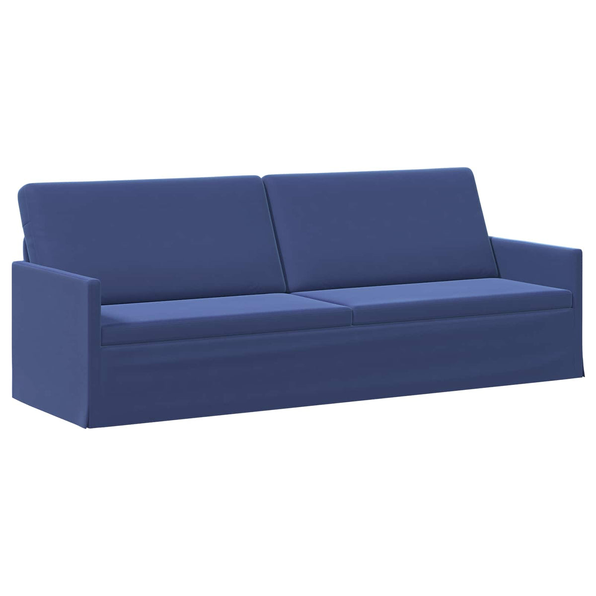 vidaXL Sofa Set 2 pcs Police Blue Velvet 4