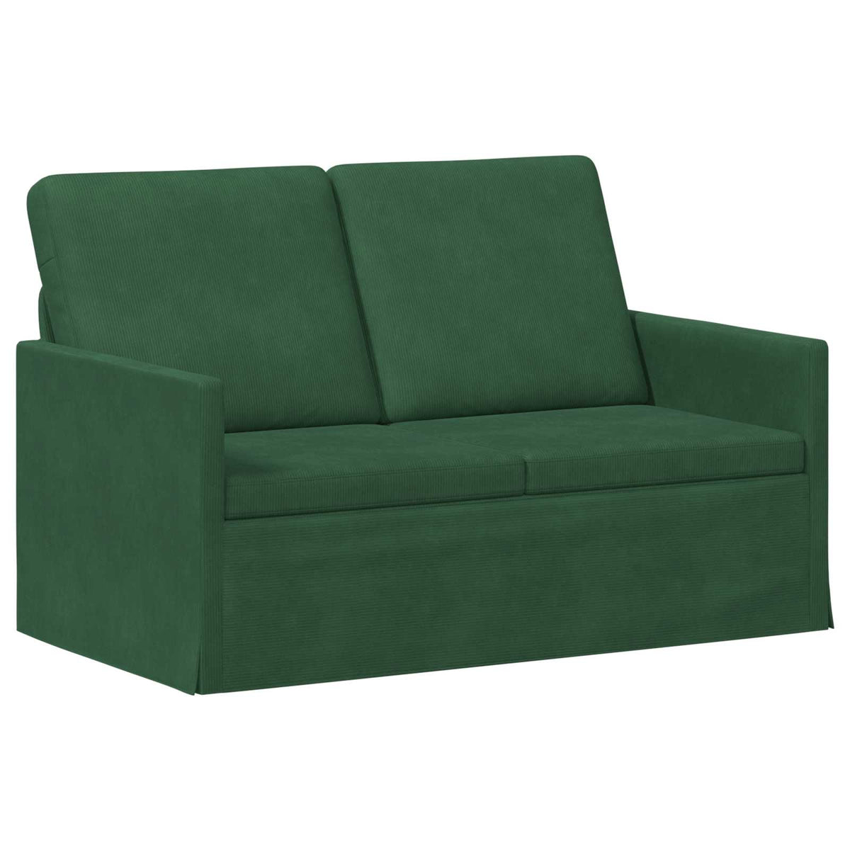vidaXL Sofa Set 2 pcs Jungle Green Corduroy Fabric 4