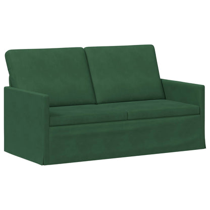 vidaXL Sofa Set 2 pcs Jungle Green Corduroy Fabric 4