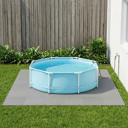 vidaXL Pool Ground Mat 50 pcs Grey 18 m² EVA Foam 1