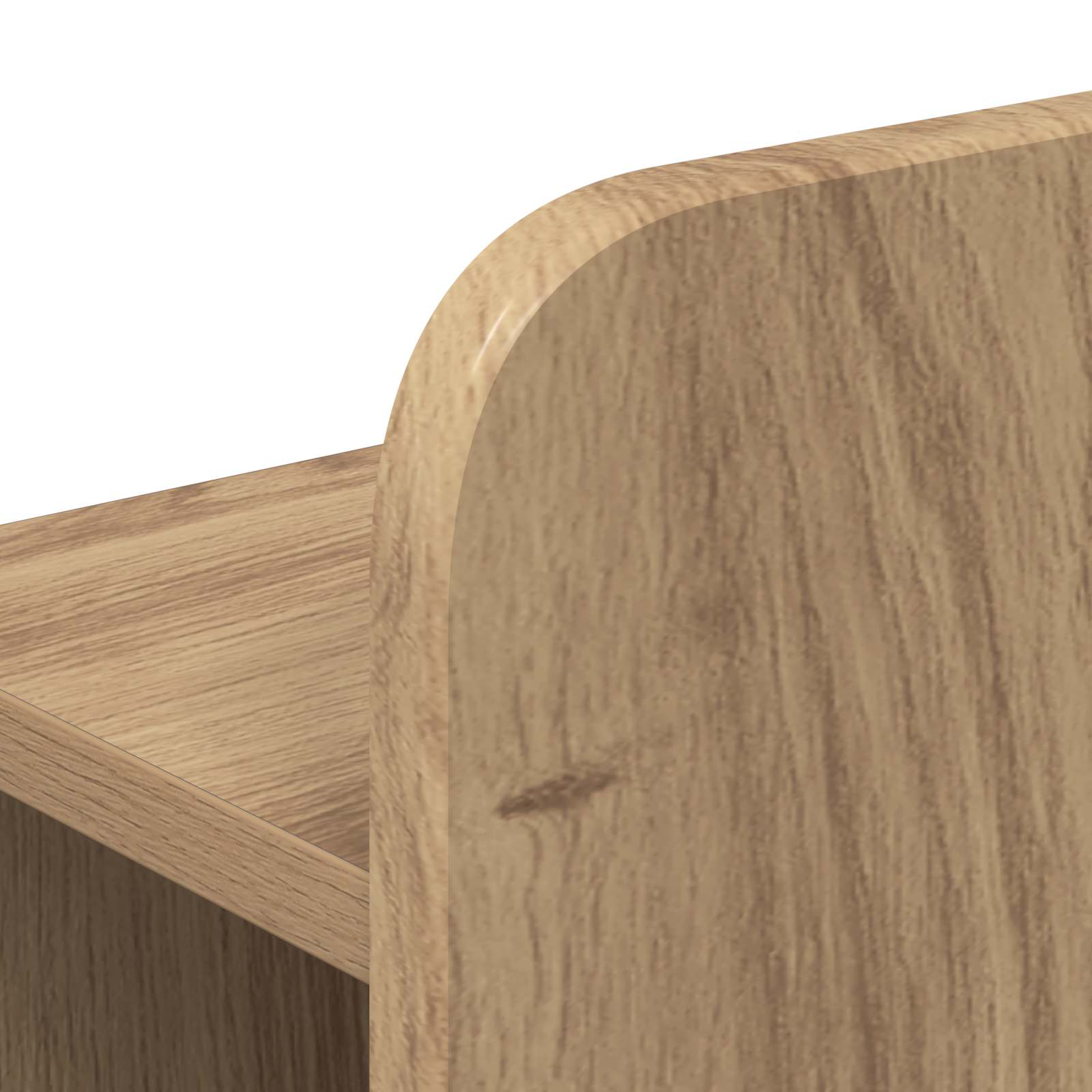 vidaXL Bed Frame with Storage Artisan Oak 120 x 190 cm Engineered Wood 6