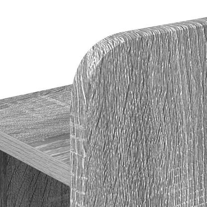 vidaXL Bed Frame with Storage Grey Sonoma 160 x 200 cm Engineered Wood 6
