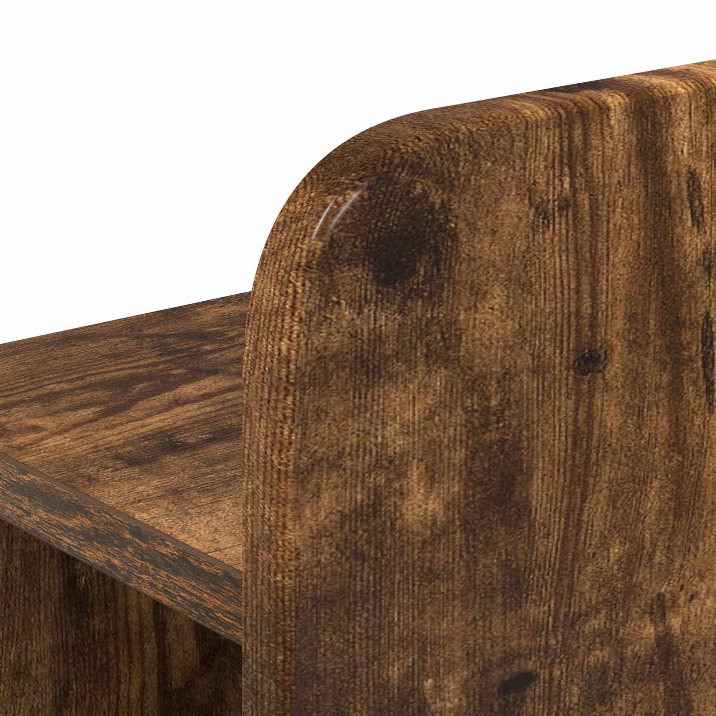 vidaXL Bed Frame with Storage Smoked Oak 120 x 190 cm Engineered Wood 6
