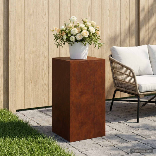 Plant Stand Rusty 30 x 30 x 40 cm Weathering Steel 1x (30 x 30 x 60 cm)