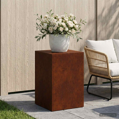 Plant Stand Rusty 30 x 30 x 40 cm Weathering Steel 1x (40 x 40 x 60 cm)