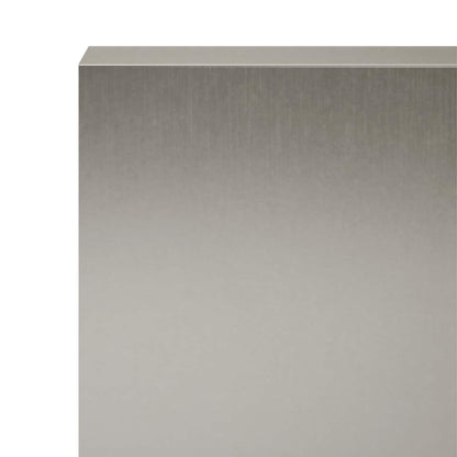 vidaXL Garden Cover Profile 10 pcs 100 x 10 x 15 cm Stainless Steel 6