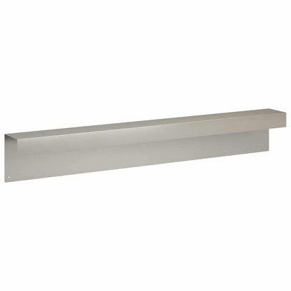 vidaXL Garden Cover Profile 10 pcs 100 x 10 x 15 cm Stainless Steel 5