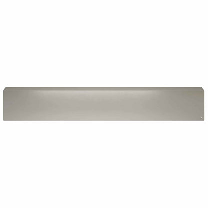 vidaXL Garden Cover Profile 10 pcs 100 x 10 x 15 cm Stainless Steel 3