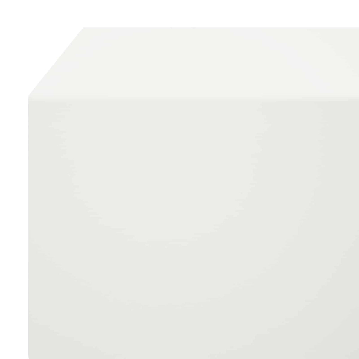 Garden Cover Profile 100 x 20 x 5 cm Steel 2 pcs White