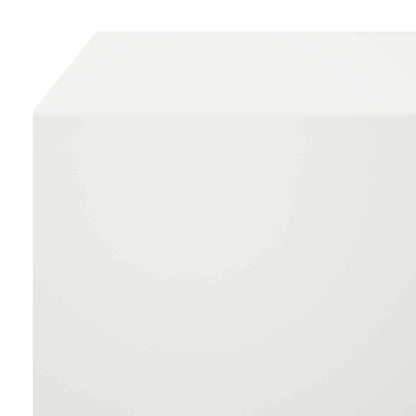 Garden Cover Profile 100 x 20 x 5 cm Steel 2 pcs White