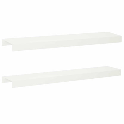 Garden Cover Profile 100 x 20 x 5 cm Steel 2 pcs White