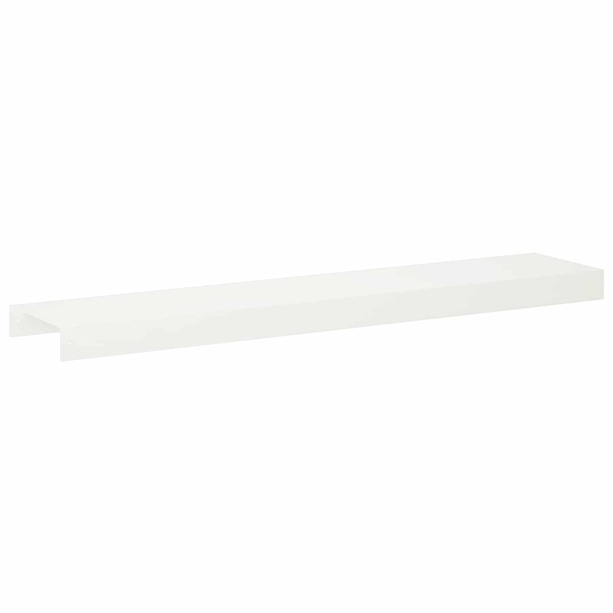 Garden Cover Profile 100 x 20 x 5 cm Steel 2 pcs White