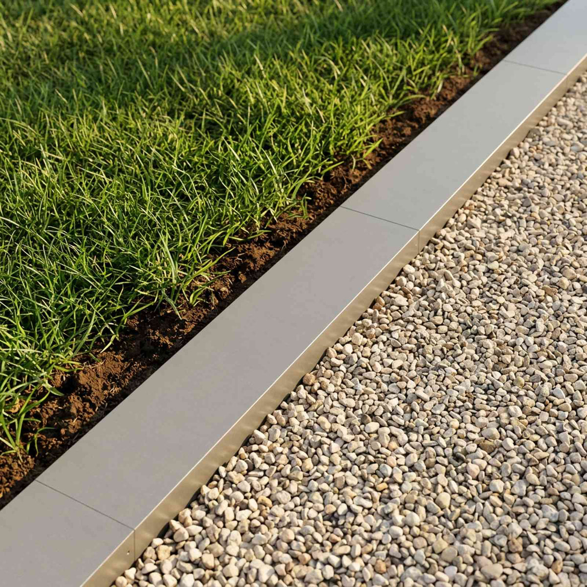Garden Cover Profile 100 x 20 x 5 cm Steel 2 pcs Stainless steel