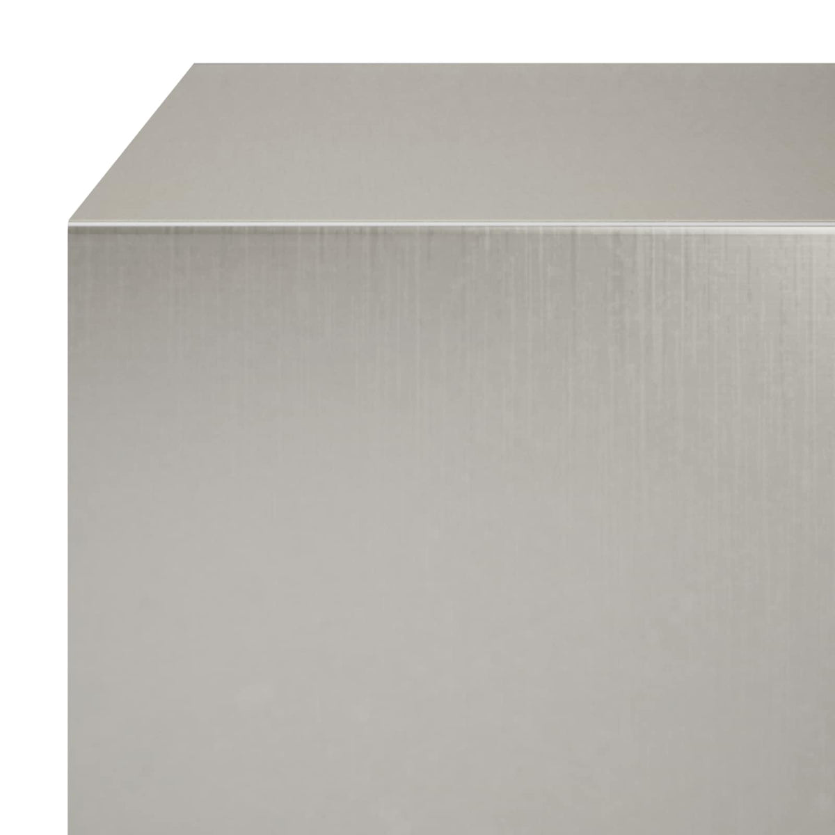 vidaXL Garden Cover Profile 10 pcs 100 x 20 x 5 cm Stainless Steel 6