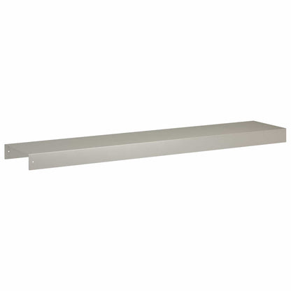 vidaXL Garden Cover Profile 10 pcs 100 x 20 x 5 cm Stainless Steel 5