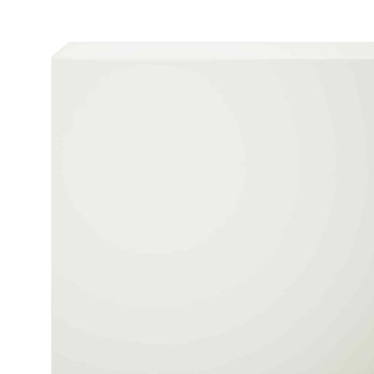 Garden Cover Profile 100 x 5 x 15 cm Steel 2 pcs White