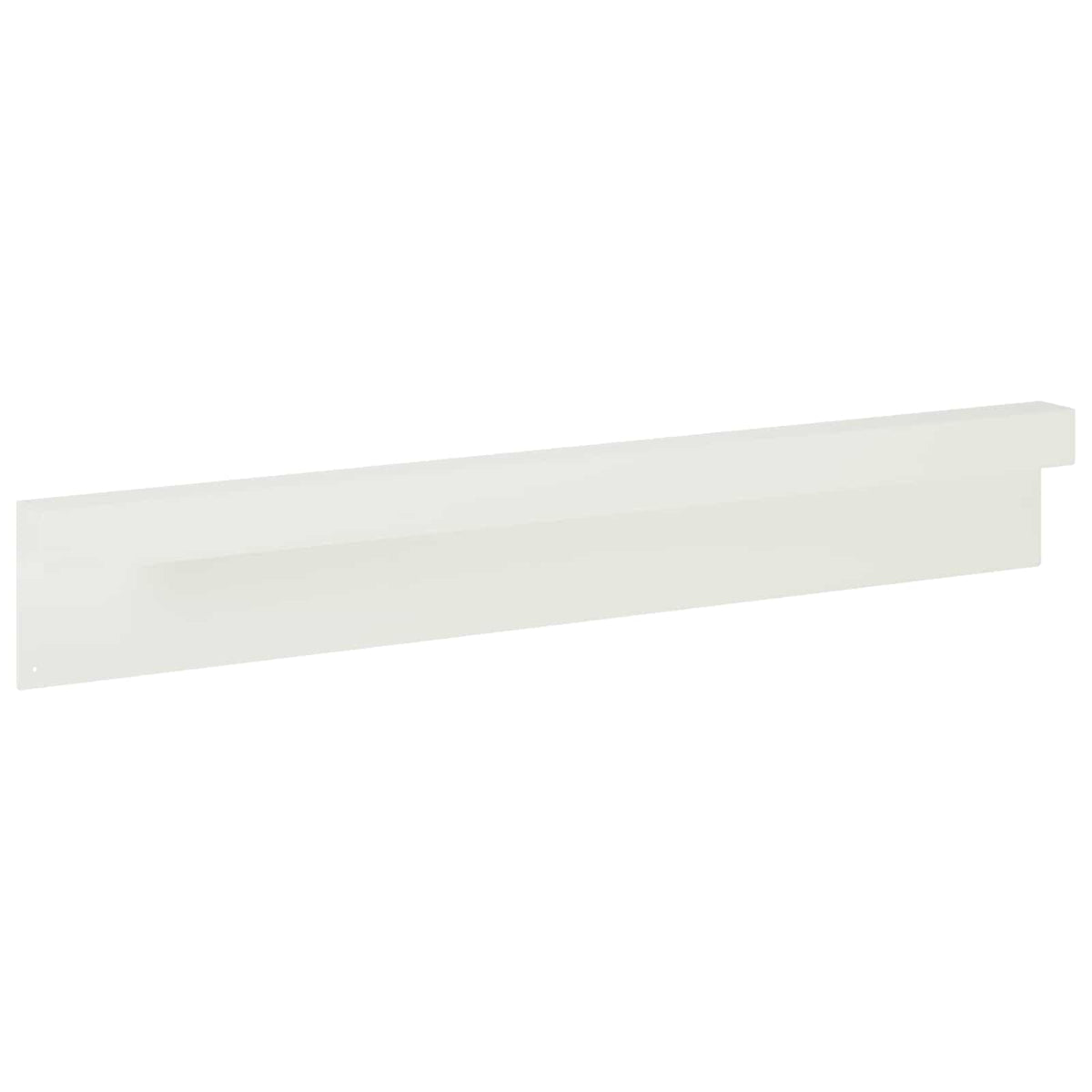 Garden Cover Profile 100 x 5 x 15 cm Steel 2 pcs White