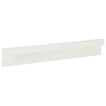 Garden Cover Profile 100 x 5 x 15 cm Steel 2 pcs White