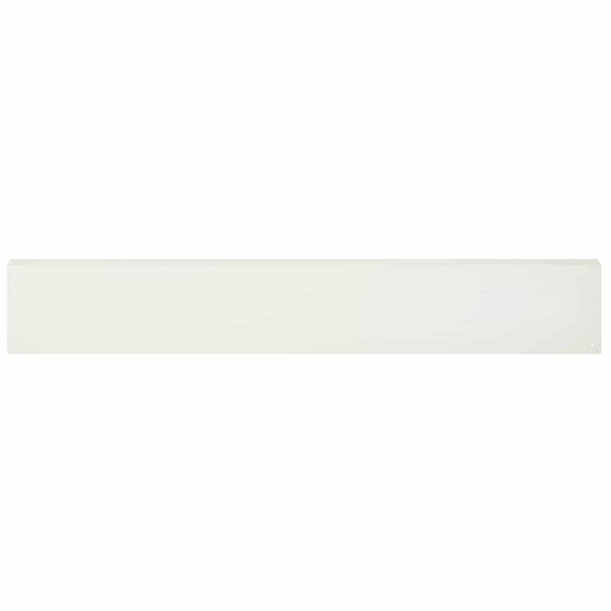 Garden Cover Profile 100 x 5 x 15 cm Steel 2 pcs White