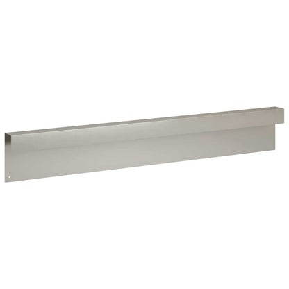 vidaXL Garden Cover Profile 10 pcs 100 x 5 x 15 cm Stainless Steel 5
