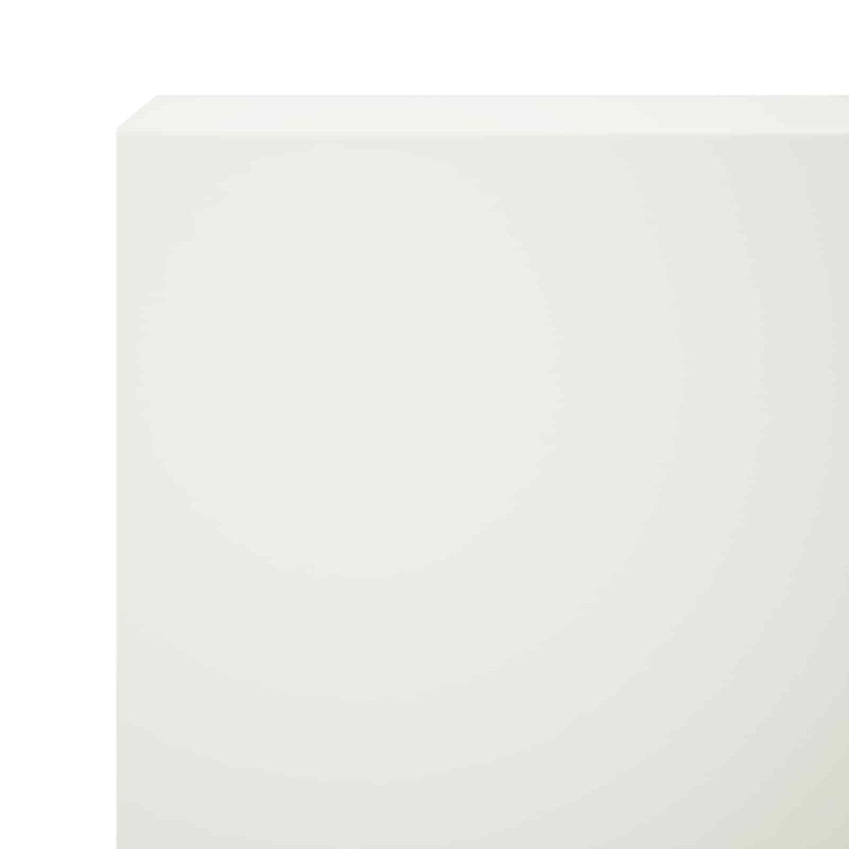Garden Cover Profile 100 x 6 x 15 cm Steel 2 pcs White