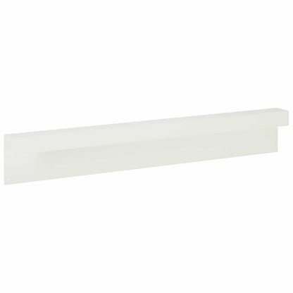 Garden Cover Profile 100 x 6 x 15 cm Steel 2 pcs White
