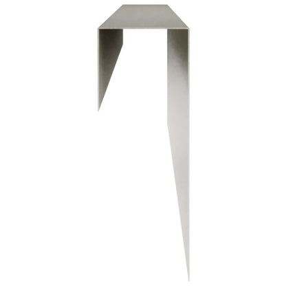 vidaXL Garden Cover Profile 10 pcs 100 x 6 x 15 cm Stainless Steel 4
