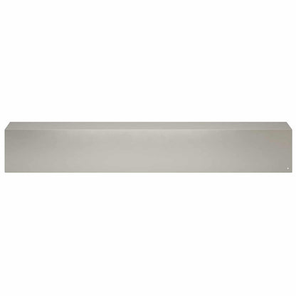 vidaXL Garden Cover Profile 10 pcs 100 x 15 x 15 cm Stainless Steel 3